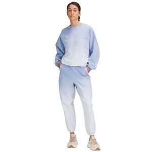 Set of Lululemon LA Oversized Boxy Crew and LA Super-High-Rise Jogger